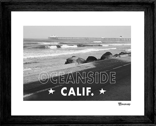 OCEANSIDE ~ THE STRAND ~ PIER ~ OCEANSIDE CALIF. ~ 3:4