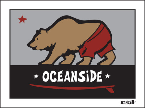 OCEANSIDE ~ SURF BEAR ~ 3:4