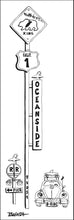 Load image into Gallery viewer, OCEANSIDE ~ TOWN SIGN ~ SURF XING ~ SURF BUG GRILL ~ 1:3