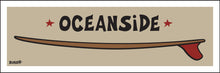 Load image into Gallery viewer, OCEANSIDE ~ RED FIN ~ SURFBOARD ~ 8x24