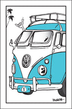 Load image into Gallery viewer, NEWPORT BEACH ~ CALIF. STYLE BUS ~ OLD HWY 1 ~ 2:3