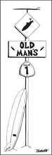 Load image into Gallery viewer, OLD MAN'S ~ SAN ONOFRE ~ SURF XING ~ LONGBOARD ~ 1:3