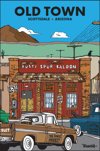 OLD TOWN ~ SCOTTSDALE ~ ARIZONA ~ RUSTY SPUR SALOON ~ 2:3