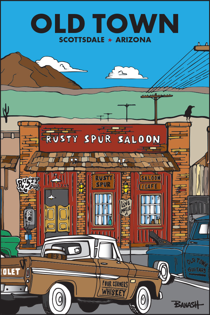 OLD TOWN ~ SCOTTSDALE ~ ARIZONA ~ RUSTY SPUR SALOON ~ 2:3