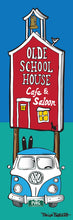 Load image into Gallery viewer, THE OLDE SCHOOLHOUSE ~ SIMPLE SKI BUS GRILL ~ SEAFOAM