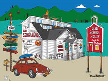 Load image into Gallery viewer, THE OLDE SCHOOLHOUSE ~ SUMMER RIVER DAYZ ~ NORTH COUNTY DURANGO ~ VINTAGE NEEDLES ~ HWY 550 ~ 3:4