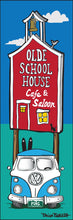 Load image into Gallery viewer, THE OLDE SCHOOLHOUSE ~ SIMPLE SKI BUS GRILL ~ SEAFOAM