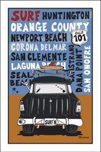 Load image into Gallery viewer, SURF ~ ORANGE COUNTY ~ SURF BREAKS ~ SURF NOMAD TAIL ~ SAND LINES ~ 2:3
