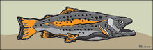 Load image into Gallery viewer, TROUT ~ ORANGE ~ 8x24