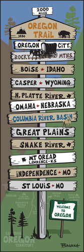 OREGON TRAIL ~ SIGN POST ~ 1:3
