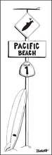 Load image into Gallery viewer, PACIFIC BEACH ~ SURF XING ~ LONGBOARD ~ 1:3