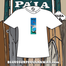 Load image into Gallery viewer, PA'IA ~ HAWAI'I ~ GREM 10 ~ SURF BUS ~ SEAFOAM ~ GRAPHIC T-SHIRT