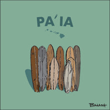 Load image into Gallery viewer, PA'IA ~ ISLANDS ~ VINTAGE SURFBOARD QUIVER