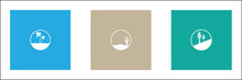 Load image into Gallery viewer, PALMS SAND ~ DUNE CACTUS ~ PINES SLOPE ~ SKY SAND SEAFOAM ~ 1:3