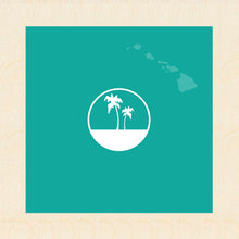 Load image into Gallery viewer, HAWAI&#39;I ~ PALMS SAND ~ SEAFOAM ~ 1:1