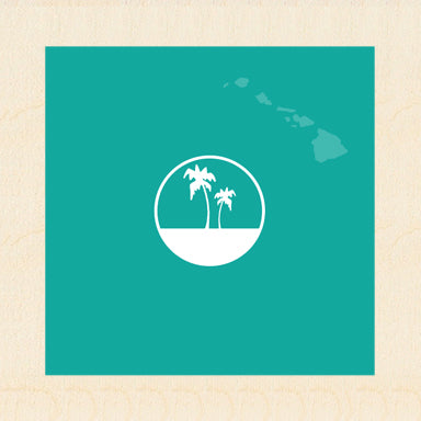 HAWAI'I ~ PALMS SAND ~ SEAFOAM ~ 1:1