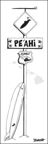 PE'AHI ~ PA'IA ~ LONGBOARD ~ SURF XING ~ 8x24