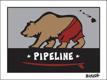 Load image into Gallery viewer, PIPELINE ~ HALE&#39;IWA ~ SURF BEAR ~ 3:4