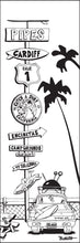 Load image into Gallery viewer, PIPES ~ SURF ~ CARDIFF BY THE SEA ~ SIGN POST ~ SURF EL CAMINO ~ 1:3