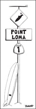 Load image into Gallery viewer, POINT LOMA ~ SURF XING ~ LONGBOARD ~ 1:3