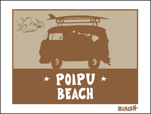 POIPU TOWN ~ SURF BUS ~ CATCH SAND ~ 3:4