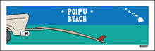 Load image into Gallery viewer, POIPU BEACH ~ TAILGATE SURFBOARD ~ 1:3