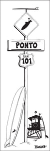 PONTO ~ LEUCADIA ~ LONGBOARD ~ SURF XING ~ 8x24