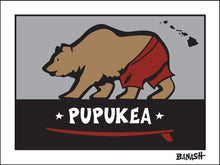 Load image into Gallery viewer, PUPUKEA TOWN ~ SURF BEAR ~ 16x20