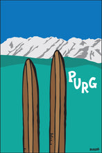 Load image into Gallery viewer, PURG ~ DURANGO ~ SKI TIPS ~ PEAKS ~ SEAFOAM ~ 2:3