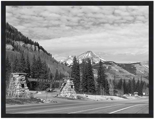 PURGATORY SKI MOUNTAIN ~ STONE ENTRANCE ~ 3:4