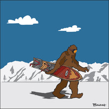 Load image into Gallery viewer, PURGATORY ~ SAN JUANS ~ CLOUDS ~ SASQUATCH ~ SNOWBOARD ~ 1:1
