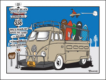 Load image into Gallery viewer, PURGATORY SKI MOUNTAIN ~ &#39;59 SNOWBOARD TRUCK BUS ~ DURANGO ~ 3:4