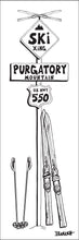 Load image into Gallery viewer, PURGATORY MOUNTAIN ~ SKI XING ~ VINTAGE SKIIS ~ HWY 550