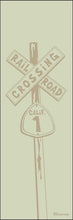 Load image into Gallery viewer, CARDIFF BY THE SEA ~ RAILROAD CROSSING ~ OLD HWY 1 ~ DRIFTWOOD ~ 1:3