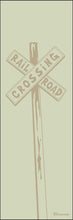 Load image into Gallery viewer, RAILROAD CROSSING ~ DRIFTWOOD ~ 8x24