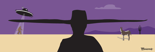 RANCHER ~ PLAINS ~ UFO ~ SASQUATCH ~ BURRO ~ CACTUS ~ 1:3