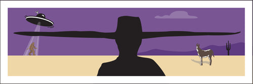 RANCHER ~ PLAINS ~ UFO ~ SASQUATCH ~ BURRO ~ CACTUS ~ 1:3
