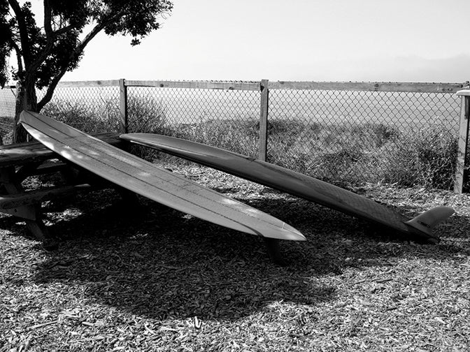 CARDIFF BY THE SEA ~ THE BENCH ~ RED FINS ~ 3:4