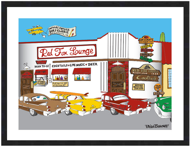 RED FOX LOUNGE ~ SAN CLEMENTE ~ 3:4