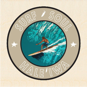 HALE'IWA ~ SURF SOUL ~ RIGHT FACE ~ 1:1