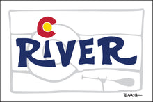 Load image into Gallery viewer, DURANGO ~ COLORADO FLAG ~ RIVER ~ LOOSE ~ GHOST ~ 2:3