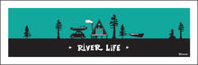 Load image into Gallery viewer, RIVER LIFE ~ RAFT BUG ~ A FRAME HUT ~ SEAFOAM ~ 1:3