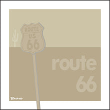 Load image into Gallery viewer, ROUTE 66 ~ FADED ~ SIGN POST ~ 12x12