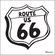 Load image into Gallery viewer, ROUTE 66 ~ OLD HWY SIGN ~ 12x12