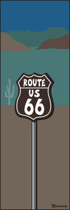 ROUTE 66 ~ SCENIC VIEW ROAD ~ SIGN POST ~ 8x24