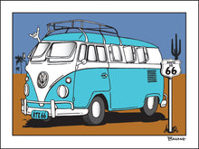 Load image into Gallery viewer, ROUTE 66 ~ CALIF. STYLE BUS ~ 3:4