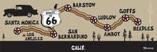 Load image into Gallery viewer, ROUTE 66 ~ CALIFORNIA ~ TOWNS ~ PITSTOPS ~ 1:3
