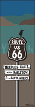 Load image into Gallery viewer, ROUTE 66 ~ CALIFORNIA TOWNS ~ SCENIC VIEW ROAD ~ SIGN POST ~ 1:3