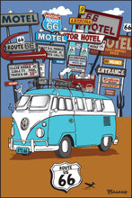 Load image into Gallery viewer, ROUTE 66 ~ ARIZONA ~ TOWN PITSTOPS ~ CALIF. STYLE VW BUS ~ 2:3