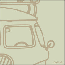 Load image into Gallery viewer, ROUTE 66 ~ ROAD BUS GRILL ~ DRIVER WINDOW ~ DRIFTWOOD DESERT CACTUS